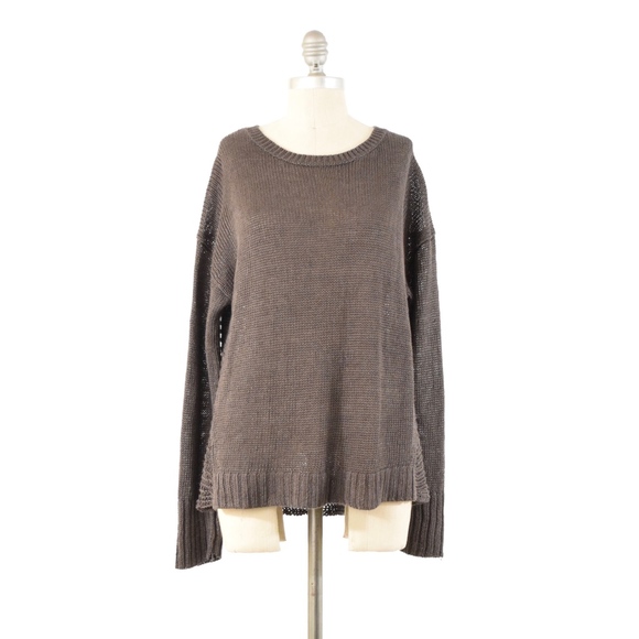 ❌SOLD❌J.Crew Linen Yarn Oversized Beach Sweater - Picture 2 of 7